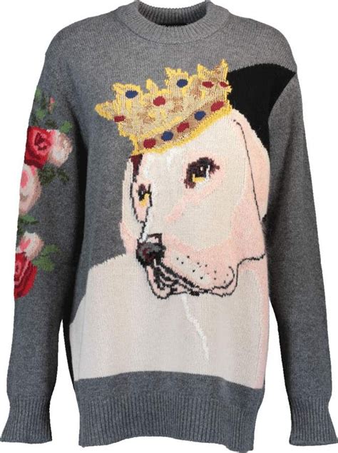 dolce gabbana sweater dog|farfetch dolce gabbana sweater.